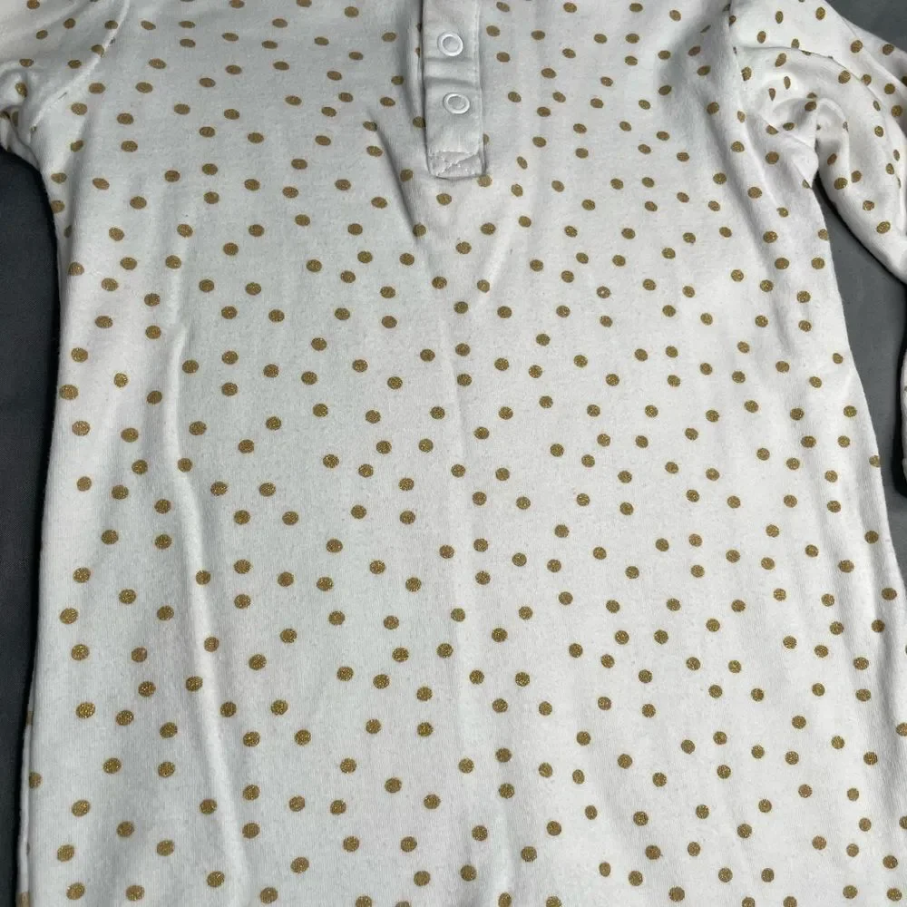 Baby Girl Heart Print Onesies Set